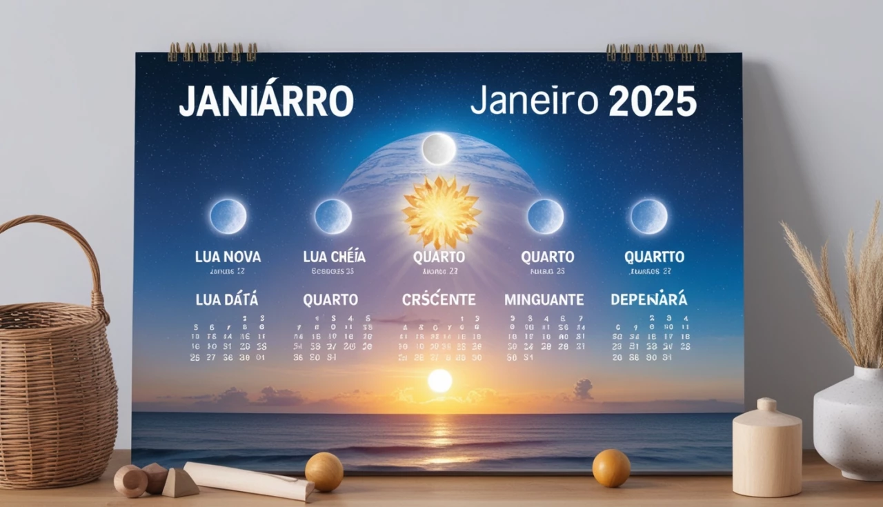 Fase da Lua em Janeiro