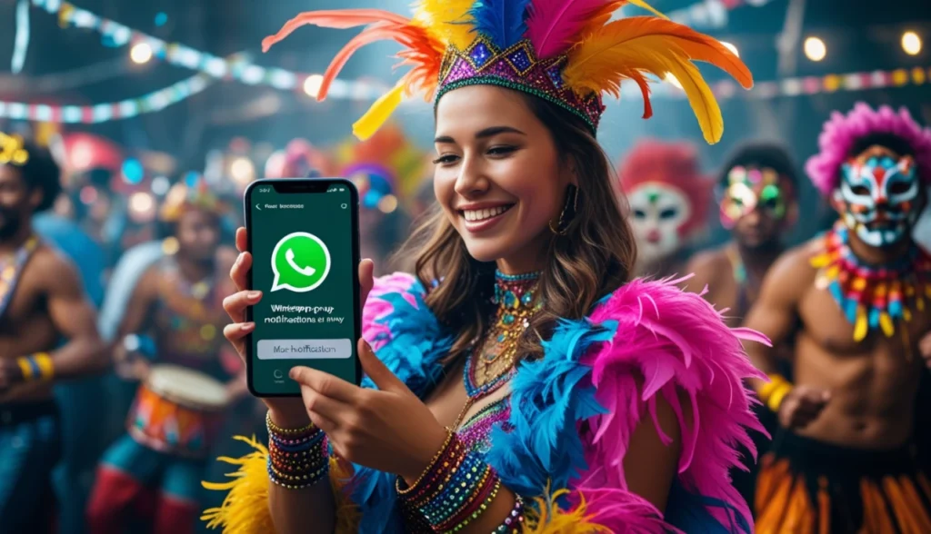 WhatsApp na folia