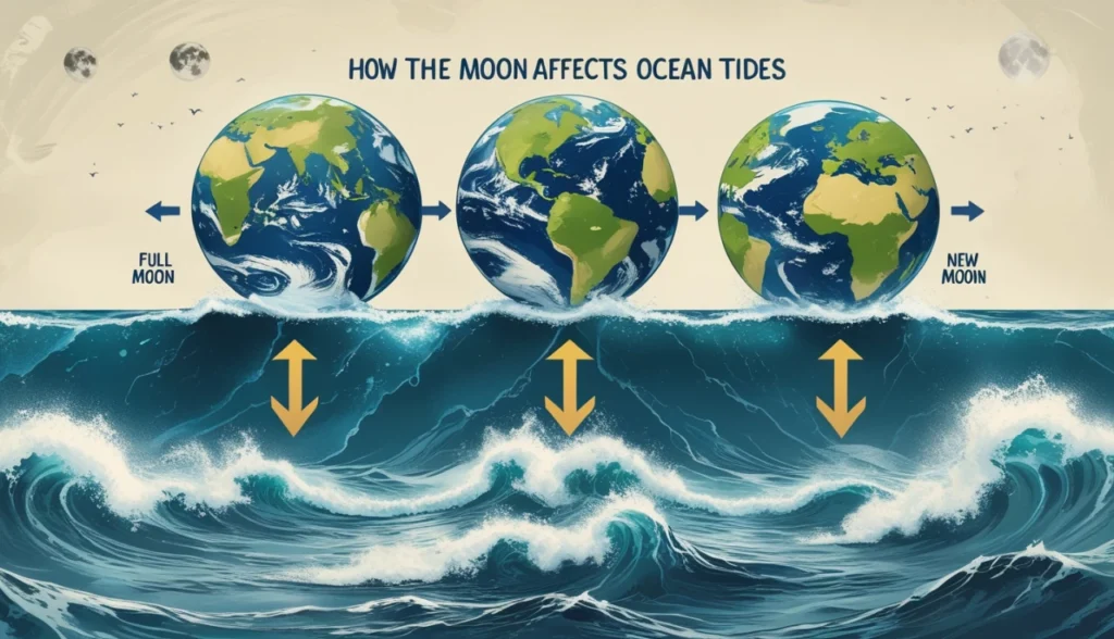 Influência da Lua na Terra