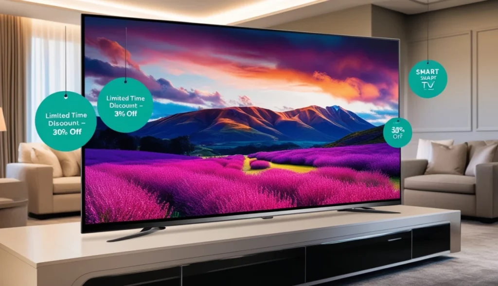 promoção de Smart TV