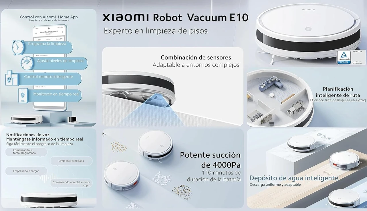 Robô Aspirador Xiaomi Mi Robot Vacuum E10 B112 Bivolt